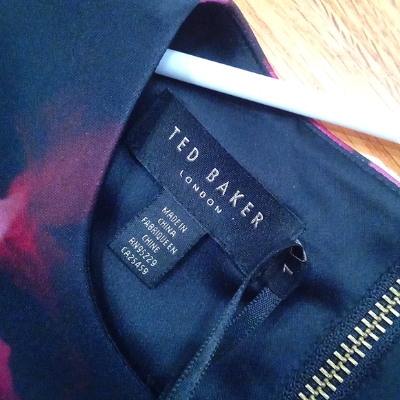 NWT! Ted Baker Catina Cascading Floral Sheath Ted 1(US 4) - Picture 9 of 15